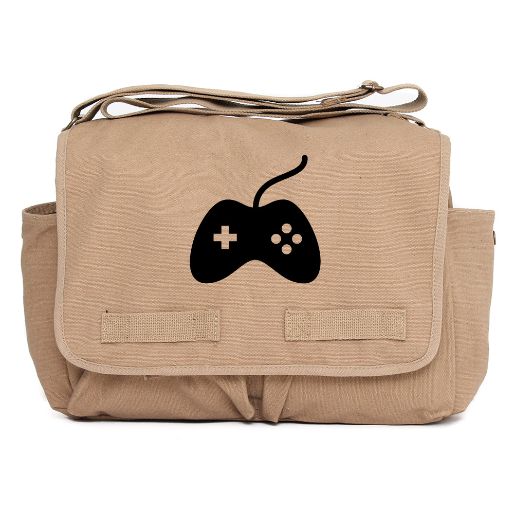 Xbox One Controller Heavyweight Canvas Messenger Shoulder Bag eBay